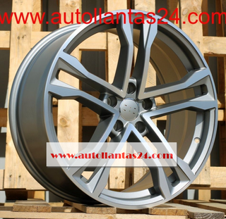 8833 JUEGO DE 4 LLANTAS AUDI R8 GREY METAL