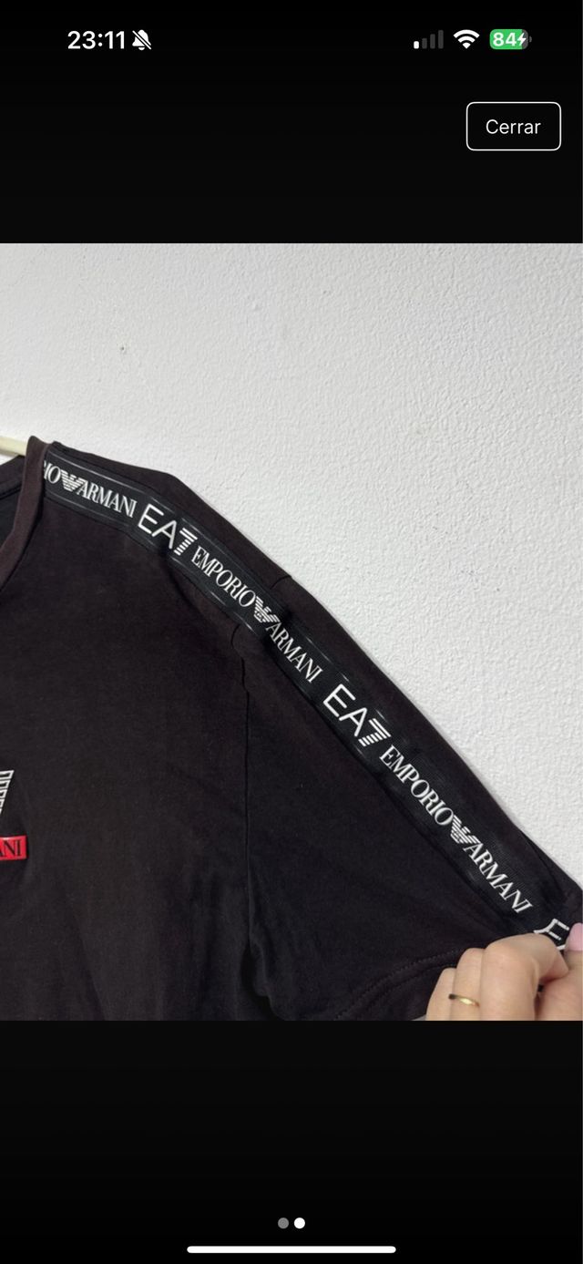 Camiseta EA7 Emporio Armani Negra