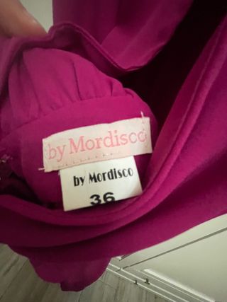 Vestido largo fucsia