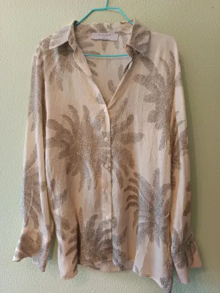 Camisa Primark Estampada Beige