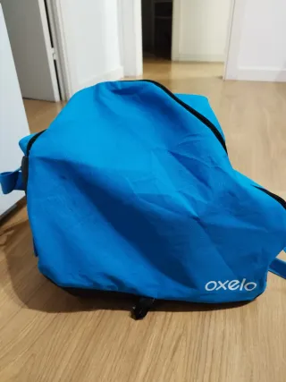 Patines blancos niña talla 35 con bolsa. Oxelo