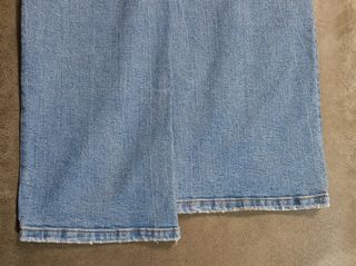 Pantalón vaquero Bershka flare azul