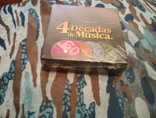 CDs 4 Décadas de Música - Anos 60, 70, 80, 90