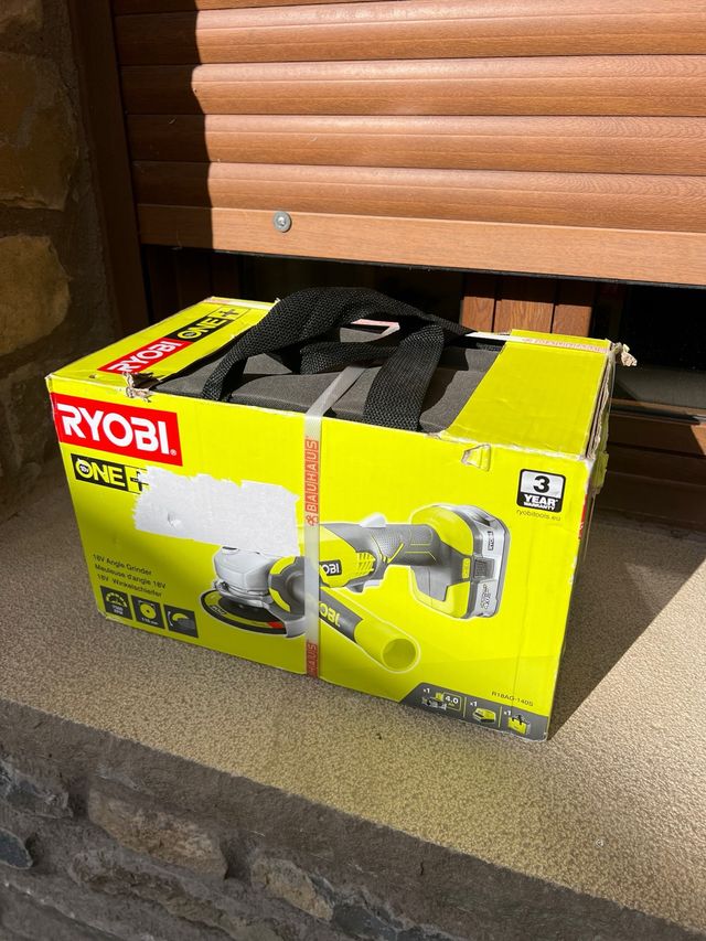 Amoladora a batería Ryobi ONE+