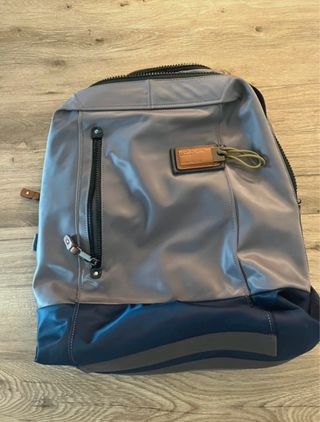 Mochila Scharlau Azul y Gris