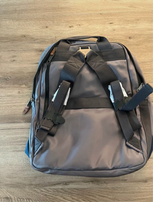 Mochila Scharlau Azul y Gris