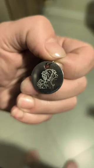 Ciondoli Acciaio Inossidabile incisi