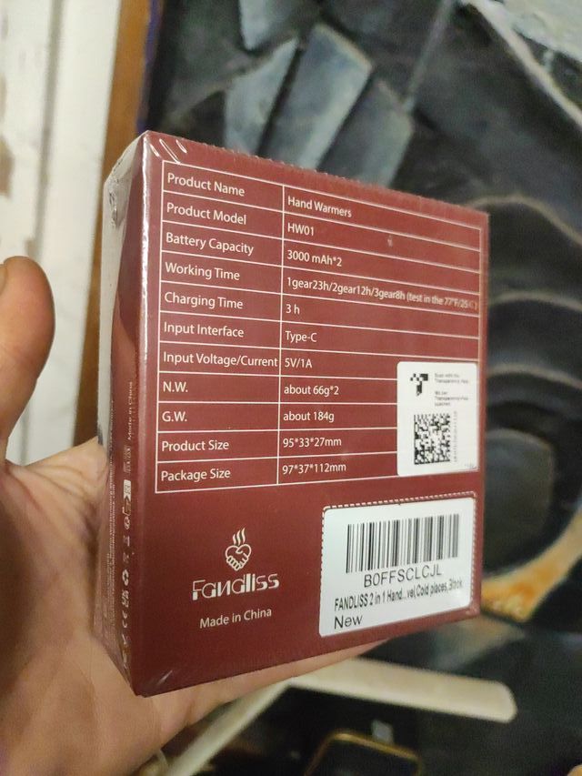 Calentador de Manos Recargable 2-en-1