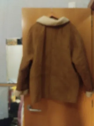 Abrigo/chaquetón antelina y borreguito
