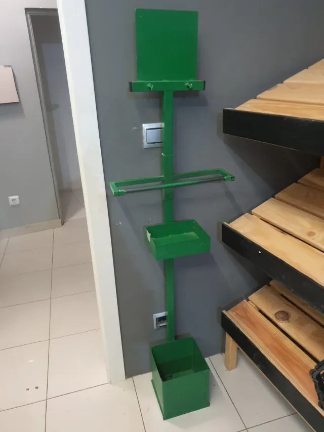 Dispensador bolsas/guantes con papelera