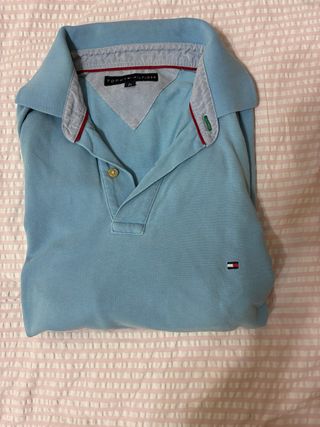 Polo Tommy Hilfiger Azul Talla L