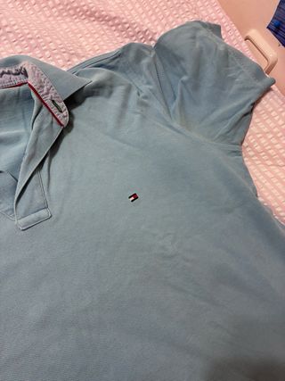 Polo Tommy Hilfiger Azul Talla L