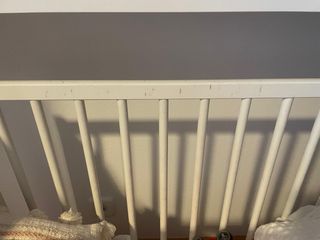 Cuna SMÅGÖRA Ikea Blanca 60x120 cm con colchon.