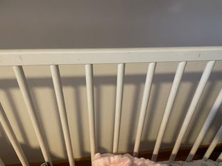 Cuna SMÅGÖRA Ikea Blanca 60x120 cm con colchon.