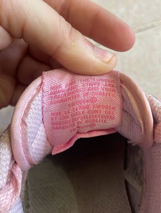 Zapatillas rosas talla 38