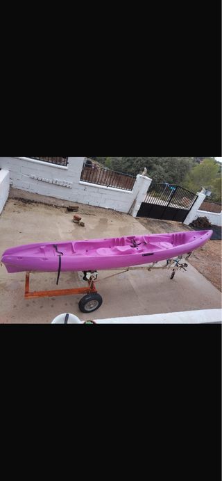 Piragua dos plazas + niño