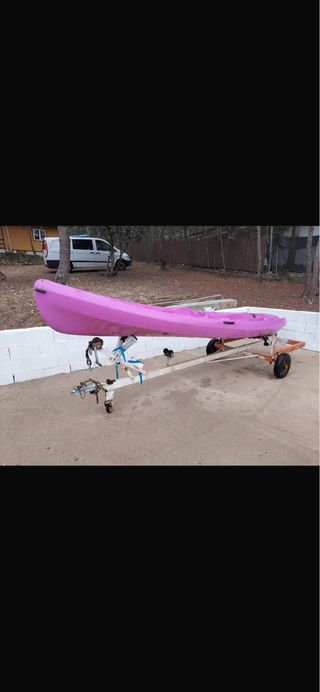 Piragua dos plazas + niño