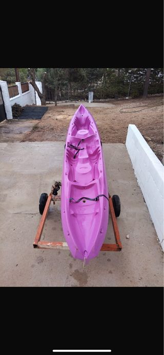 Piragua dos plazas + niño