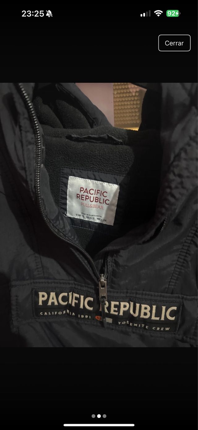 Chaqueta Pacific Republic Negra