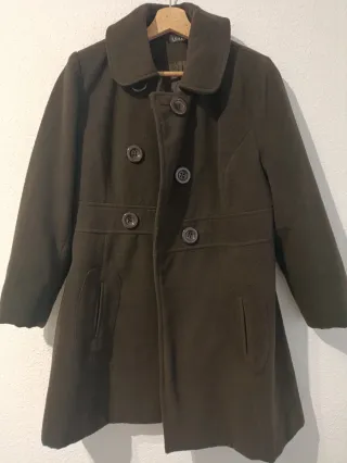 Abrigo largo marrón KIRA talla 42