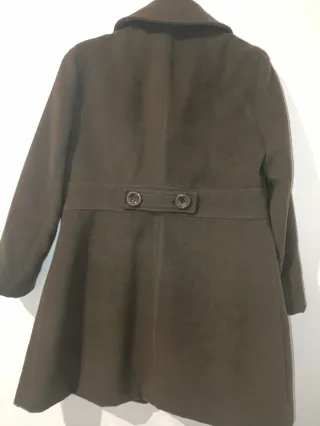 Abrigo largo marrón KIRA talla 42