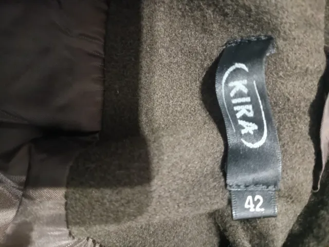 Abrigo largo marrón KIRA talla 42