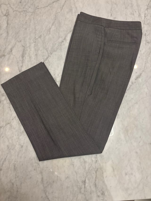 Traje americana y pantalón gris T.38