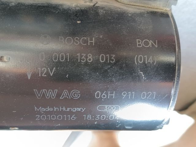 Motor Arranque VAG 06H911021 0001138013
