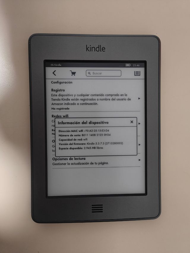 Amazon Kindle 4 Táctil Gris