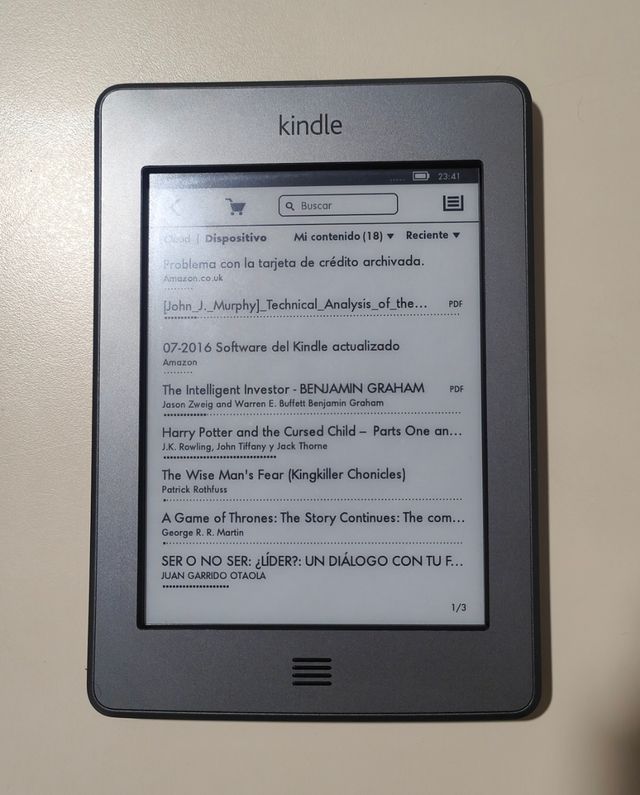 Amazon Kindle 4 Táctil Gris