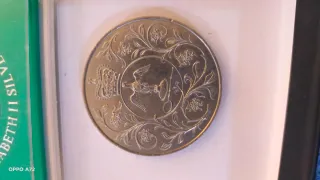 2 Monete Royal Mint Argento 5 Pounds