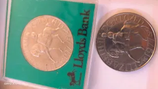 2 Monete Royal Mint Argento 5 Pounds