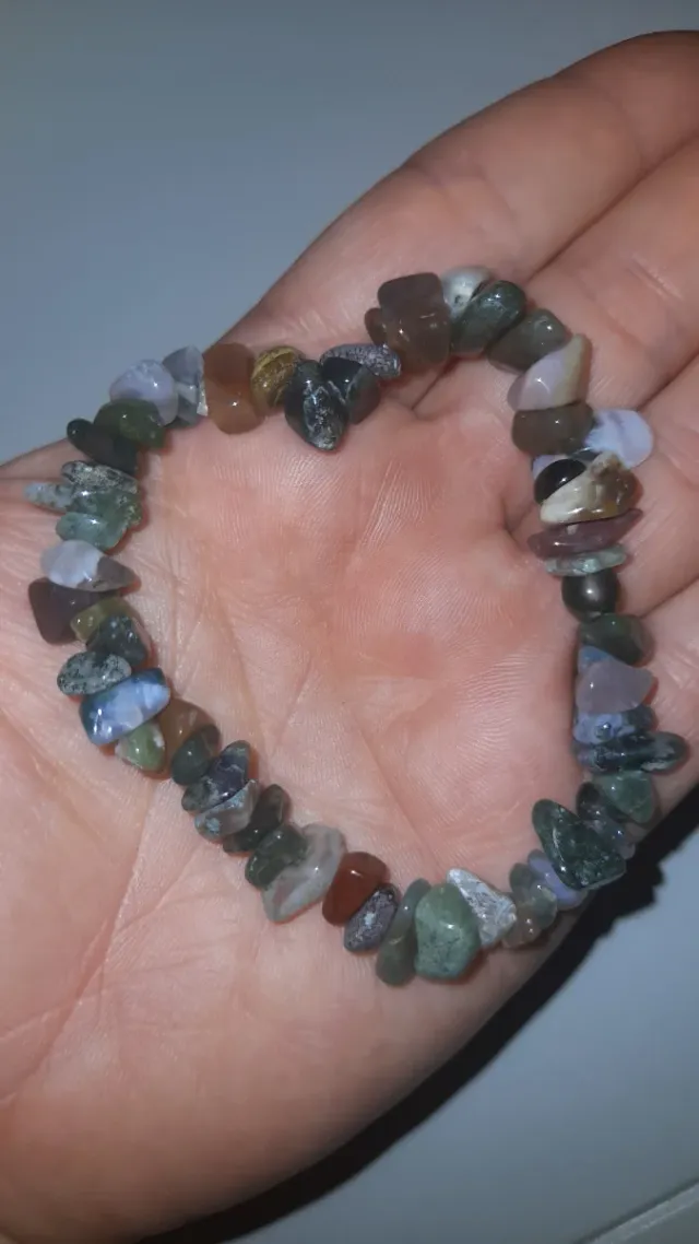 Pulsera de piedras naturales multicolor