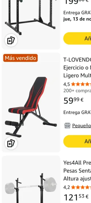 Banco de ejercicio plegable