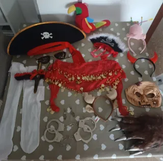 Confezione Costumi Festa Pirata, carnevale, halloween