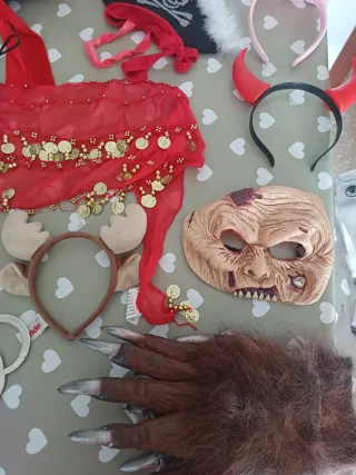 Confezione Costumi Festa Pirata, carnevale, halloween