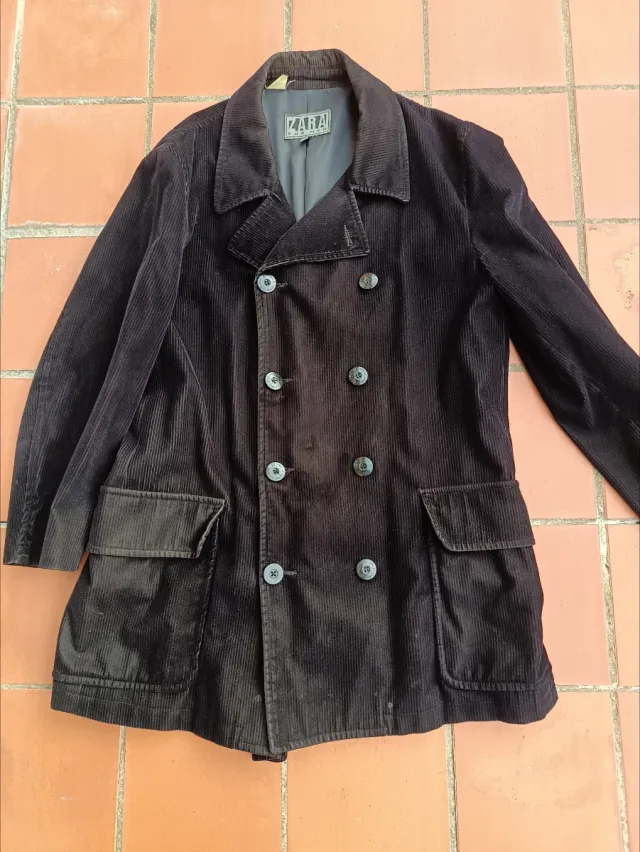 Cazadora Zara Vintage Negra