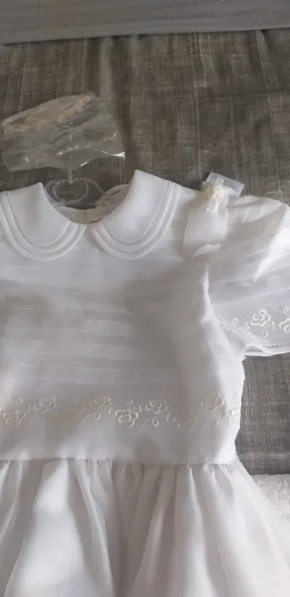 Vestido de comunicación blanco