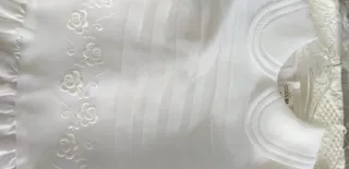 Vestido de comunicación blanco