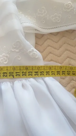 Vestido de comunicación blanco