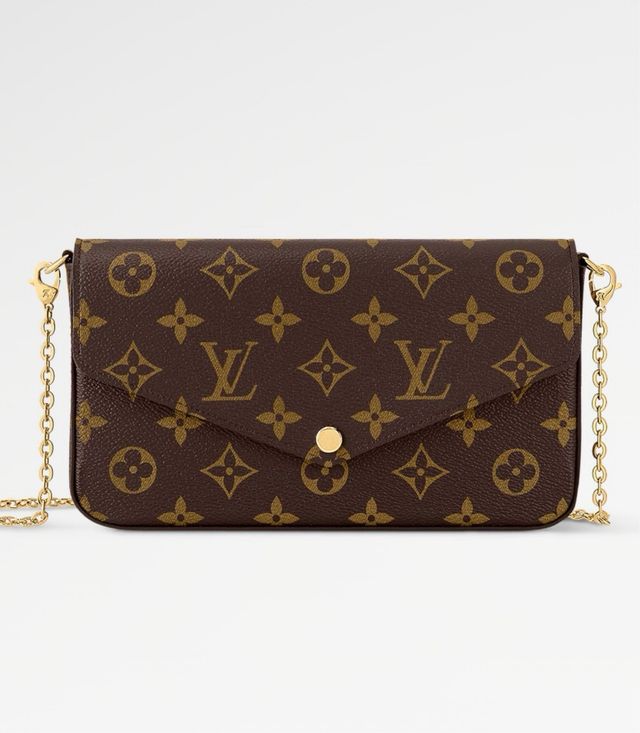 Bolso Louis Vuitton Monogram Marrón Dorado