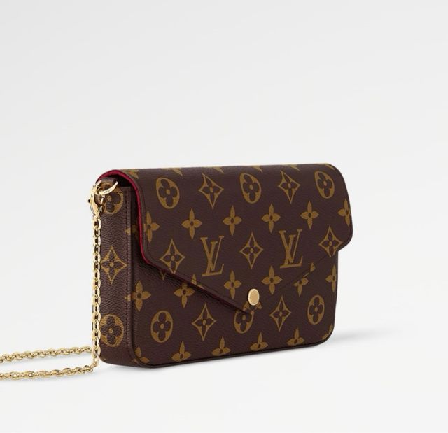 Bolso Louis Vuitton Monogram Marrón Dorado