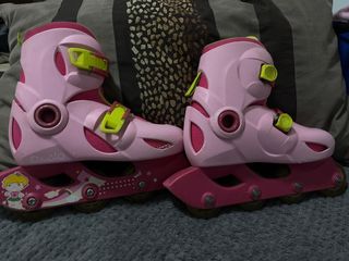 Patines en línea Oxelo rosas talla ajustable