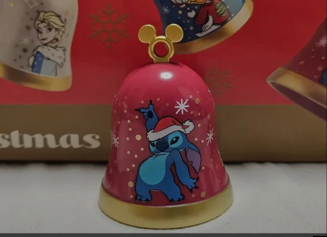 Campana Disney Stitch Navidad