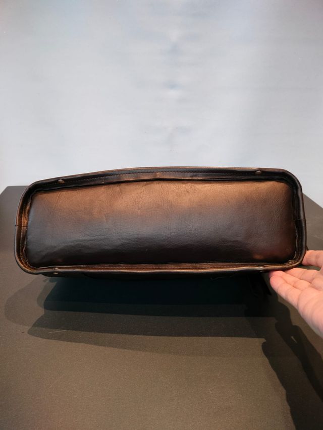 FAY borsa a spalla Bonnie Pelle Marrone Tabacco