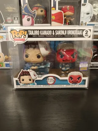 Funko Pop Tanjiro Kamado & Sakonji Urokodaki