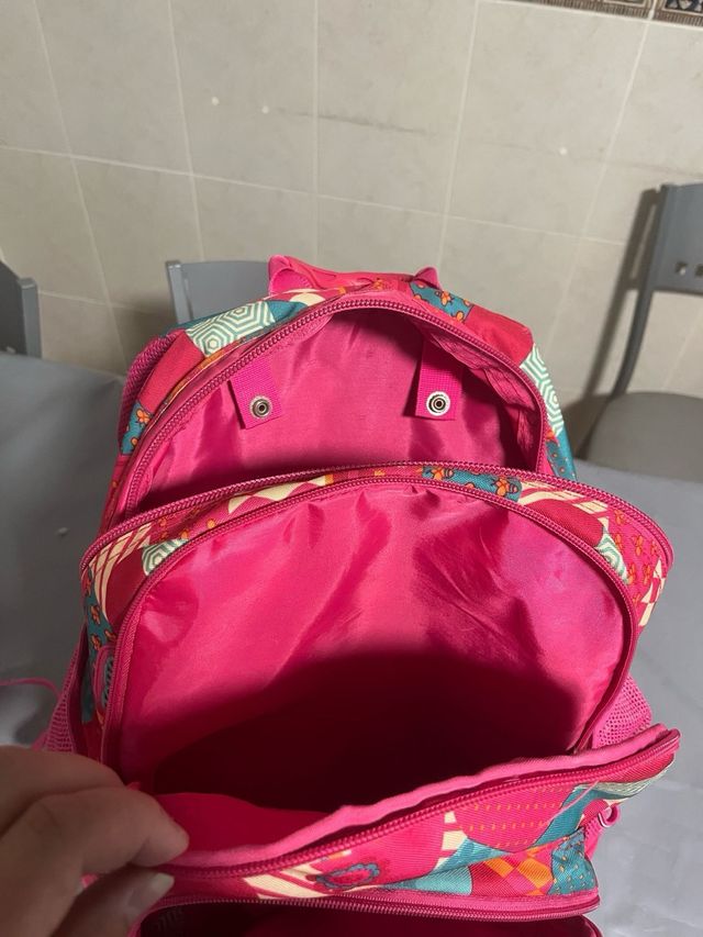 Mochila escolar multicolor