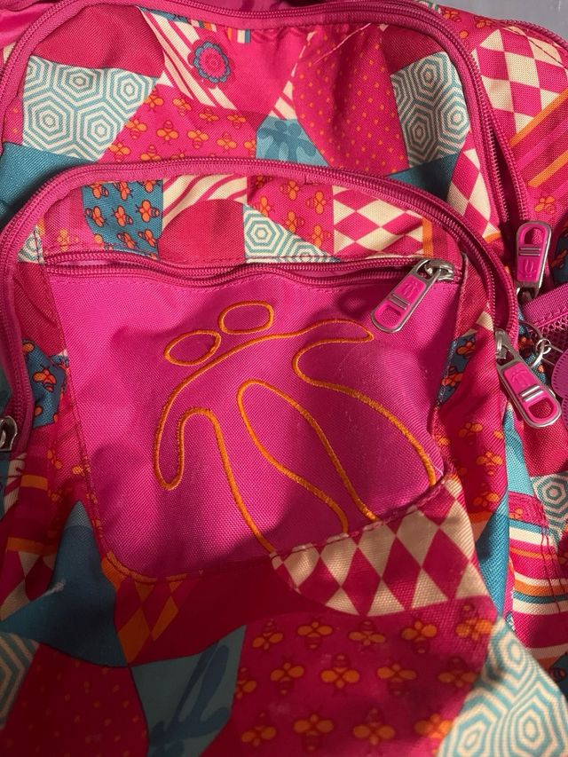 Mochila escolar multicolor