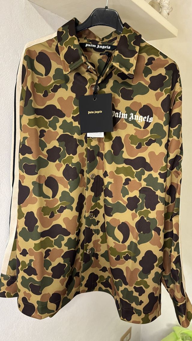 Camicia Palm Angels Camouflage