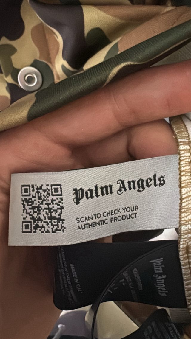 Camicia Palm Angels Camouflage